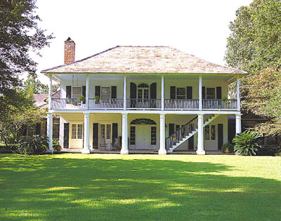 Louisiana plantation style home